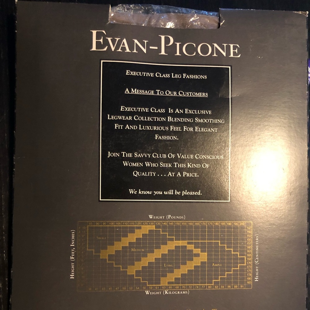 Evan Picone Gray Hosiery - Picture 3 of 3